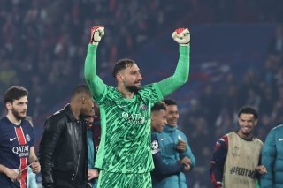 Gianluigi Donnarumma s'est notamment montré héroïque face à Liverpool KEYSTONE/EPA/CHRISTOPHE PETIT TESSON
